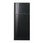 Sharp Freestanding Digital Refrigerator With Plasma Cluster Technology, No Frost, 2 Doors, 25 FT, Black Glass - SJ-GC75V-BK