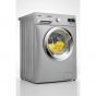 Zanussi Front Loading Automatic Washing Machine, 8 KG, Silver - ZWF81240SX