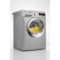Zanussi Front Loading Digital Washing Machine, 7 KG, Silver - ZWF7040SX