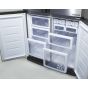 Sharp No-Frost Refrigerator, 605  Liters, Inverter Motor, Stainless Steel- SJ-FE87V-SS