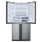 Sharp No-Frost Refrigerator, 605  Liters, Inverter Motor, Stainless Steel- SJ-FE87V-SS