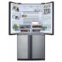 Sharp No-Frost Refrigerator, 605  Liters, Inverter Motor, Stainless Steel- SJ-FE87V-SS