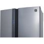 Sharp No-Frost Refrigerator, 605  Liters, Inverter Motor, Stainless Steel- SJ-FE87V-SS