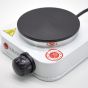 سطح تسخين كهربائي سوكاني، 1 شعلة، بقوة 500 وات، ابيض - SK-5104