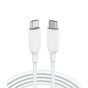 Anker Type-C to Type-C Cable, 3ft, White - A8852H21