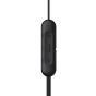 Sony In-ear Wireless Earphones with Microphone, Black - WI-C200/B