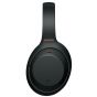 Sony WH-1000XM4 Wireless Headphones with Microphone, Black - WH-1000XM4 B