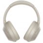 Sony WH-1000XM4 Wireless Headphones with Microphone, Silver - WH-1000XM4 S