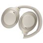 Sony WH-1000XM4 Wireless Headphones with Microphone, Silver - WH-1000XM4 S