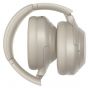 Sony WH-1000XM4 Wireless Headphones with Microphone, Silver - WH-1000XM4 S