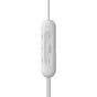 Sony Wireless Earphones with Microphone, White - WI-C200 W