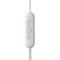 Sony Wireless Earphones with Microphone, White - WI-C200 W