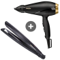 Babyliss Power Pro 2000 Hair Dryer, 2000 W - 6704E with Babyliss Wet and Dry Hair Straightener - ST327E