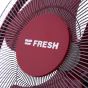 Fresh Brilliant Wall Fan, 16 Inch - Red 