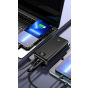 Matrix Power Bank, 20000 mAh, 5 Ports and 3 Cables, Black -  N82