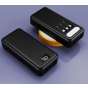 Matrix Power Bank, 20000 mAh, 5 Ports and 3 Cables, Black -  N82