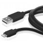 SBS Lightning Cable, 1 Meter, Black - TECABLEUSBIP5K