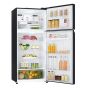 LG No Frost Refrigerator with Inverter Motor, 506 Liters, Black - GN-C722HGGL