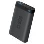 SBS Pocket Power Bank, 10000mAh, 3 Ports - Black