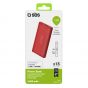 SBS Portable Power Bank, 4000mAh, 1 USB Port - Red
