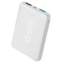 SBS Pocket Power Bank, 4000mAh, 2 Ports - White