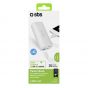 SBS Fast Charge Power Bank with Torch, 5000mAh, 1 USB Port - White