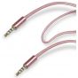 SBS Audio Stereo AUX Cable, 1 Meter, Pink - TECABLE35PINK