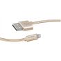 SBS Lightning Cable, 1 Meter, Gold - TECABLEUSBIP5BG