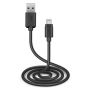 SBS Lightning Cable, 1 Meter, Black - TECABLEUSBIP5K