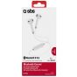 SBS In Ear Bluetooth Earset With Microphone, White - TEEARSETBT700W