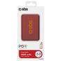 SBS Compact Power Bank, 4000mAh, 1 Port - Red
