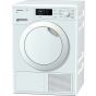 Miele Front Loading Tumble Dryer, 8 KG, White - TKB 340 WP
