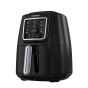 Tornado Digital Air Fryer, 4 Liters, 1550W, Black and Silver - THF-1554D-XL-BS