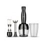 Tornado Hand Blender Set, 1000 Watt, Black - THB-1000MC