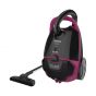 Tornado Bagged Canister Vacuum Cleaner, 1800 Watt, Black and Maroon - TVC-1800MD
