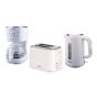 Tornado Set of Toaster, American Coffee Maker and Kettle - White