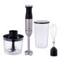 Tornado Hand Blender with Attachments, 600 Watt, Black/Silver - THB-600M