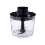 Tornado Hand Blender with Attachments, 600 Watt, Black/Silver - THB-600M