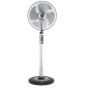 Toshiba Stand Fan, 16 Inch, 3 Speeds, Silver - EFS-84