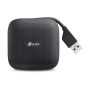 TP-Link USB 3.0 Portable Hub, 4 Ports, Black - UH400