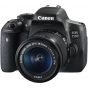 Canon EOS 750D DSLR Camera, 24.2 MP, With 18 - 55 mm Lens Kit - Black