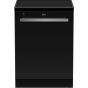 Beko Freestanding Dishwasher, 15 Place Settings, Black - DEN48520GB