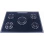 Unionaire Gas Cooker, 5 Burners, Black- C6090GSAC383IDSH-S-P