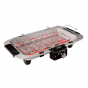 Smart Electric Grill, 2000 Watt, Silver- SBQ012T