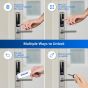 Philips Easykey Smart lever Door lock, Silver - DDL608LKKBW 00