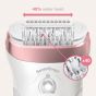 Braun Silk-epil 9 Wet and Dry Epilator, White and Rose Gold - 9-720