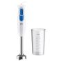 Braun Hand Blender with Beaker, 600ml, 600 Watt, White and Blue - MQ20001MWH