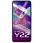 Vivo Y22 Dual Sim, 64GB, 4GB RAM, 4G LTE - Starlite Blue