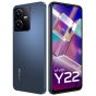Vivo Y22 Dual Sim, 64GB, 4GB RAM, 4G LTE - Starlite Blue
