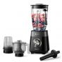 Philips 5000 Series Countertop Blender with Attachments, 2 Liters, 1200 Watt, Black - HR3033-00